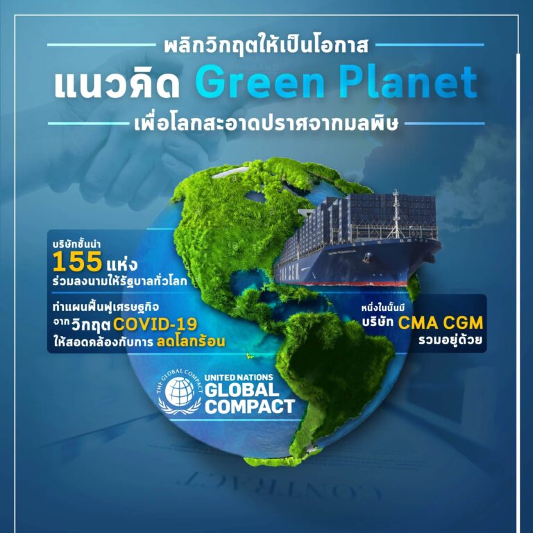 พลิกวิกฤตให้เป็นโอกาส แนวคิด Green Planet เพื่อโลกสะอาดปราศจากมลพิษ