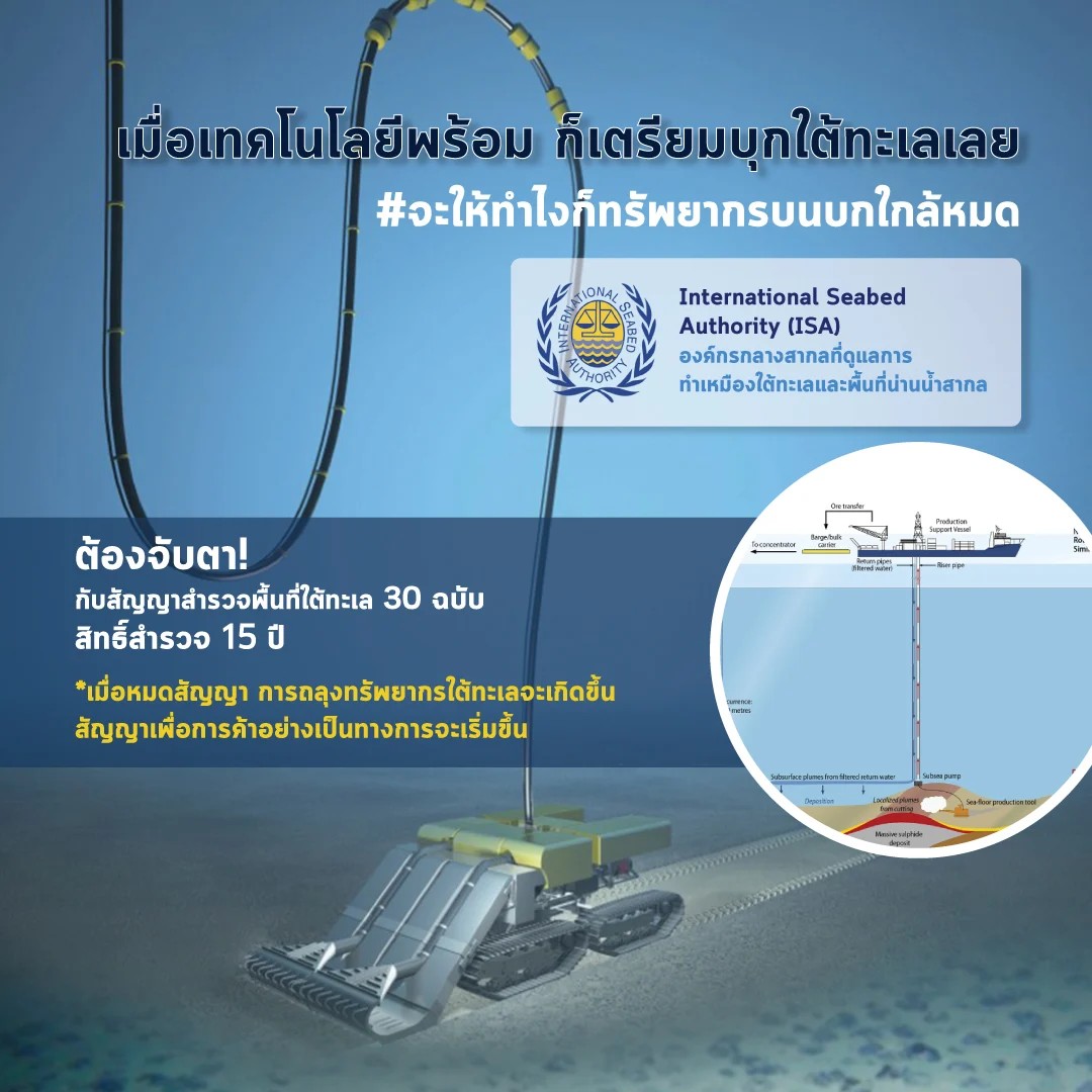 เมื่อเทคโนโลยีพร้อม ก็เตรียมบุกโลกใต้ทะเลได้เลย ตั้งแต่เกิดการปฏิวัติอุตสาหกรรมและความก้าวหน้าทางวิทยาศาสตร์ การผลิตสินค้าเพิ่มขึ้นหลายเท่า และเมื่อทรัพยากรบนดินหมด เราก็ดำดิ่งลงไปบุกโลกใต้ทะเล