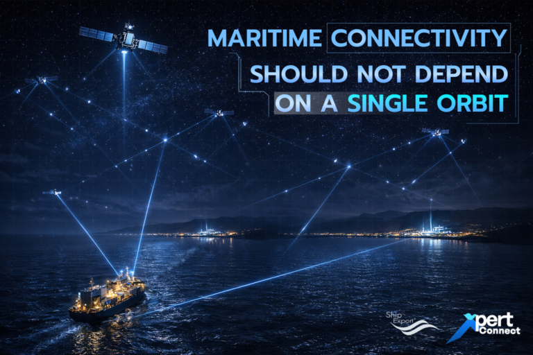 Maritime Connectivity Should Not Depend on a Single Orbit For decades, maritime connectivity relied on a single-orbit satellite model. It worked — until maritime operations became digital. Today’s fleets are no longer just navigating oceans. They are transmitting operational data, synchronizing ERP systems, streaming AI-powered surveillance, enabling remote diagnostics, and complying with cybersecurity governance frameworks. Connectivity is no longer a utility. It is infrastructure. And infrastructure cannot rely on a single point of architectural dependency.
