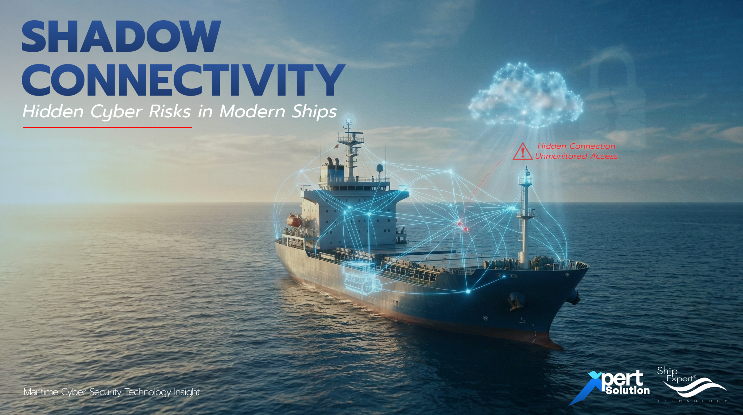 เรือในปัจจุบันไม่ได้เป็นเพียงยานพาหนะลอยน้ำที่ขับเคลื่อนด้วยเครื่องจักรอีกต่อไป แต่กำลังพัฒนาไปสู่ Cyber-Physical Systems ที่ผสานระบบควบคุม เครื่องจักร ระบบนำทาง และเครือข่ายดิจิทัลเข้าไว้ด้วยกันอย่างซับซ้อนท่ามกลางความสะดวกสบายและทันสมัยของระบบการบำรุงรักษาระยะไกล (Remote Monitoring) แต่มีความเสี่ยงทาง Cyberในรูปแบบใหม่ต่อเจ้าของเรือที่กำลังเติบโตแบบเงียบ ๆ สิ่งนี้เรียกว่า Shadow Connectivity