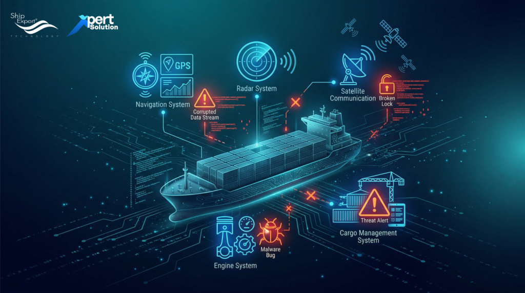 Why Maritime Cyber Risk Matters Unlike traditional IT systems, vessel systems are often deeply integrated with critical operational technology (OT) — such as propulsion control, cargo systems, and navigation networks — meaning a cyber incident can directly affect the physical safe operation of a vessel. These systems are essential for safe and efficient ship operations, yet they also present attractive targets for attackers if not properly secured. Many maritime cyber incidents begin with seemingly minor vulnerabilities, such as unprotected network access, out-of-date software, or unsecured remote connections. Left unmanaged, these vulnerabilities can cascade into operational failures, safety breaches, or downtime that impacts schedules, profitability, and reputation. Effective risk governance is therefore no longer optional — it’s required.