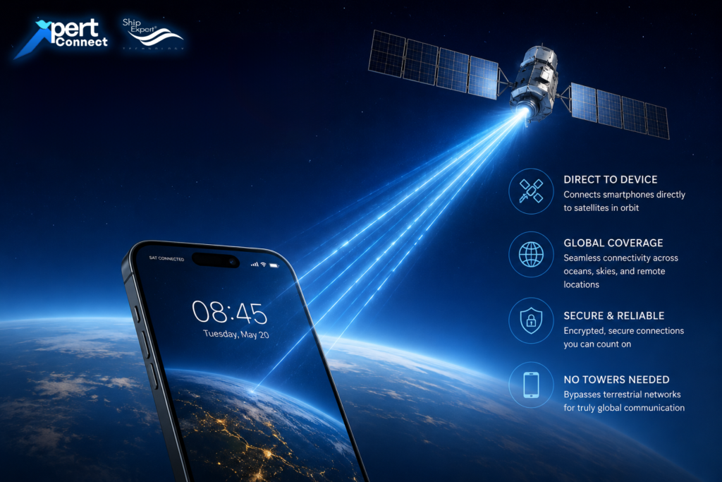 Satellite 5G คืออะไร? Satellite 5G หรือ 5G NTN (Non-Terrestrial Network) คือเทคโนโลยีที่ทำให้โทรศัพท์มือถือทั่วไปสามารถเชื่อมต่อกับดาวเทียมได้โดยตรง โดยไม่จำเป็นต้องมีเสาสัญญาณโทรศัพท์อยู่ใกล้เคียง แนวคิดนี้เปรียบเสมือนการย้ายสถานีฐานโทรศัพท์มือถือ (Base Station) จากพื้นดินขึ้นไปอยู่บนวงโคจร ผลลัพธ์คือ ผู้ใช้งานสามารถรับส่งข้อความ โทรออก หรือใช้งานบริการข้อมูลบางประเภทได้ แม้อยู่ในพื้นที่ที่ไม่มีโครงข่ายโทรศัพท์ภาคพื้นดินครอบคลุม แล้ว Satellite 5G จะมาแทน VSAT หรือไม่? แม้ว่า Satellite 5G จะเป็นเทคโนโลยีที่น่าตื่นเต้น แต่หากพิจารณาในบริบทของอุตสาหกรรมทางทะเล จะพบว่าทั้งสองเทคโนโลยีถูกออกแบบมาเพื่อตอบโจทย์ที่แตกต่างกัน Satellite 5G ถูกออกแบบมาเพื่อเชื่อมต่อ "ผู้ใช้งาน" ขณะที่ Maritime VSAT ถูกออกแบบมาเพื่อเชื่อมต่อ "เรือทั้งลำ" บนเรือสมัยใหม่ การเชื่อมต่อไม่ได้มีไว้เพียงสำหรับลูกเรือเท่านั้น แต่ยังรองรับระบบสำคัญจำนวนมาก เช่น • Fleet Management System • Maritime ERP • Remote CCTV Monitoring • Vessel Performance Monitoring • Cybersecurity Monitoring • Crew Welfare Internet Service • Maritime IoT Applications ระบบเหล่านี้ต้องการ Bandwidth สูง ความเสถียร และการเชื่อมต่อแบบต่อเนื่องตลอด 24 ชั่วโมง ซึ่งยังคงเป็นบทบาทหลักของ Maritime VSAT